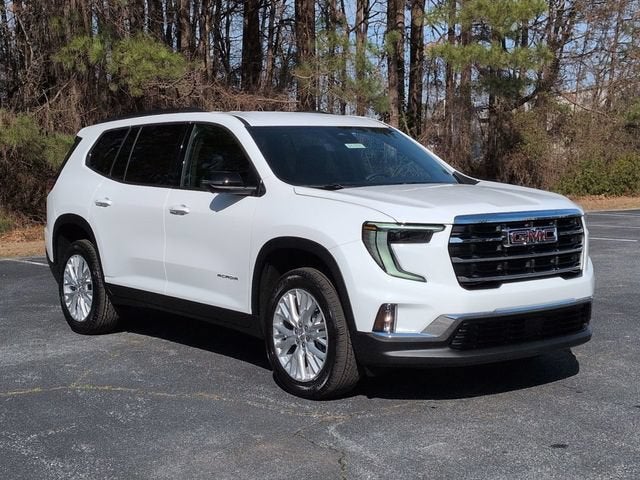 2026 GMC Acadia Elevation in Summit White — front three-quarter view
