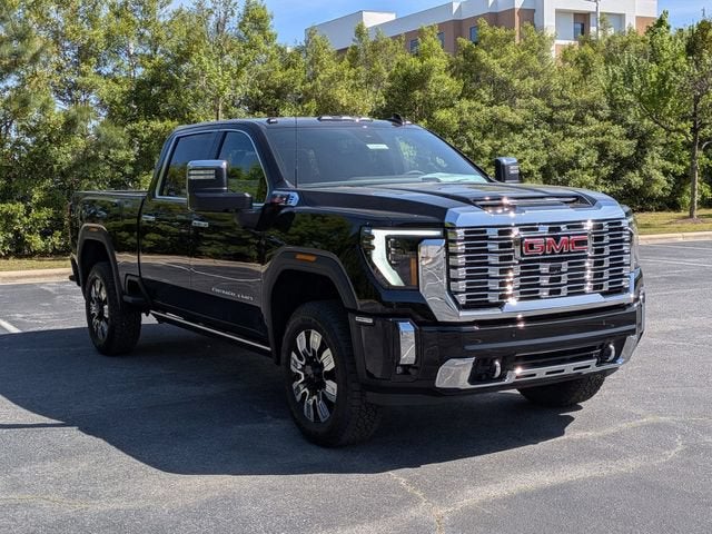 2026 GMC Sierra 2500 HD Denali in Onyx Black — front three-quarter view