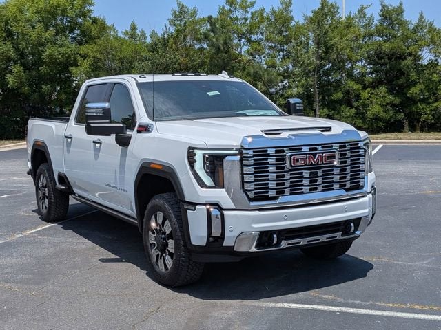 2026 GMC Sierra 2500 HD Denali in Summit White — front three-quarter view