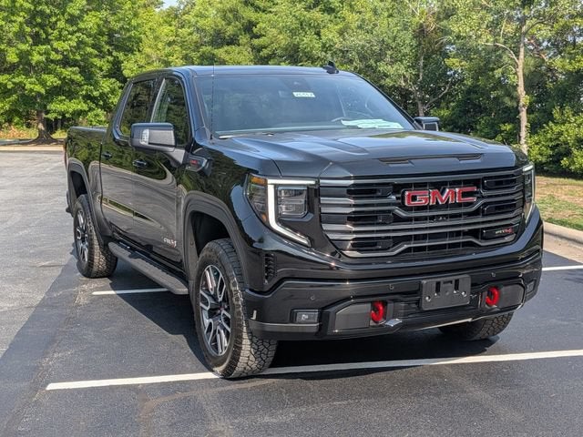 2026 GMC Sierra 1500 AT4 in Onyx Black — front three-quarter view