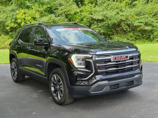 2027 GMC Terrain FWD Elevation in Ebony Twilight Metallic — front three-quarter view
