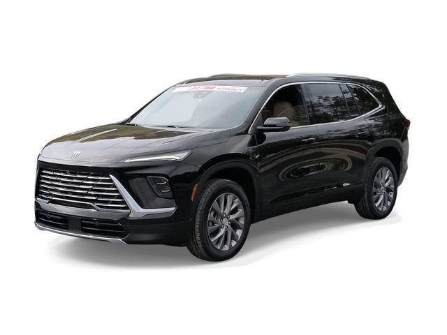 2026 Buick Enclave Preferred in Ebony Twilight Metallic — front three-quarter view