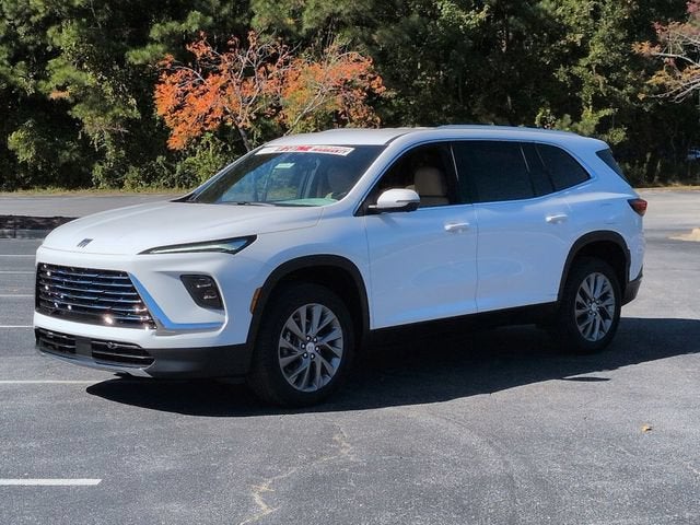 2026 Buick Enclave Preferred in Summit White — front three-quarter view