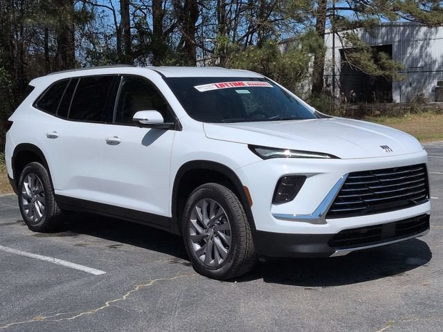 2026 Buick Enclave Preferred in Summit White — front three-quarter view