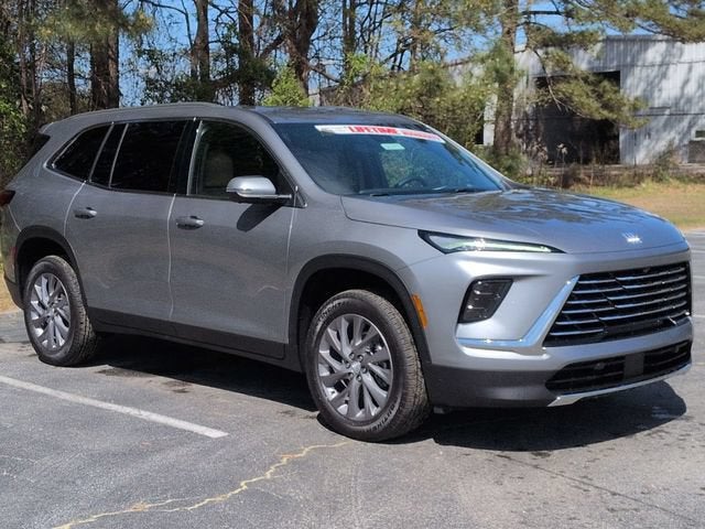 2026 Buick Enclave Preferred in Moonstone Gray Metallic — front three-quarter view