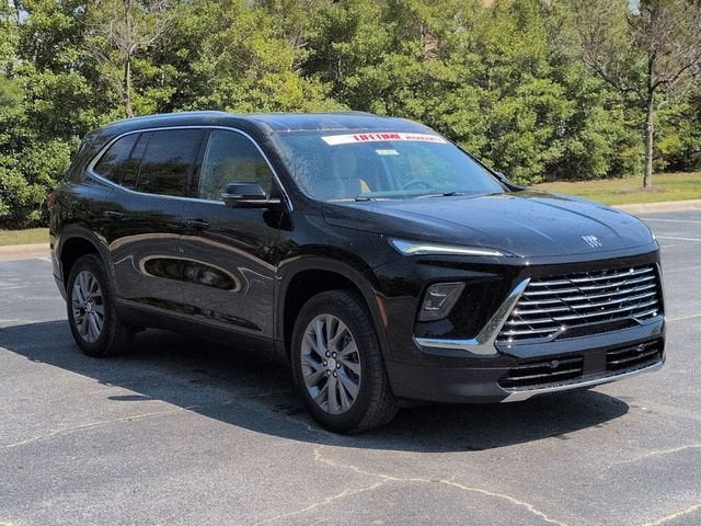 2026 Buick Enclave Preferred in Ebony Twilight Metallic — front three-quarter view