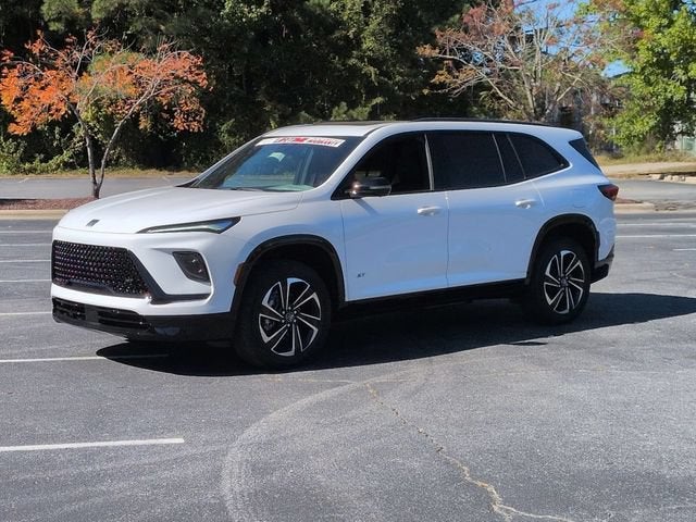 2026 Buick Enclave Sport Touring in Summit White — front three-quarter view