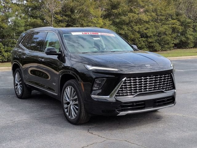 2026 Buick Enclave Avenir in Ebony Twilight Metallic — front three-quarter view