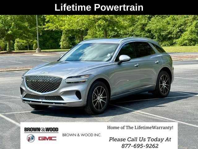 2024 Genesis GV70 2.5T in Silver — front three-quarter view