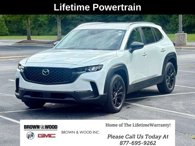 2024 Mazda Mazda CX-50 2.5 S Preferred Package in White — front three-quarter view