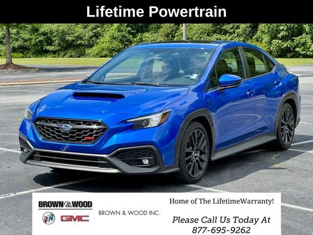 2025 Subaru WRX Premium in Purple — front three-quarter view