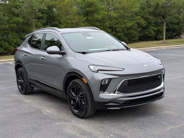 2026 Buick Encore GX Sport Touring in Moonstone Gray Metallic — front three-quarter view